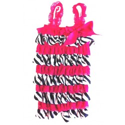 CTP327ZB--BLACK WHITE ZEBRA  ROMPER