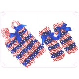 CTP328-5 JULY 4 BABY ROMPER SET