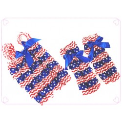 CTP328-5 JULY 4 BABY ROMPER SET