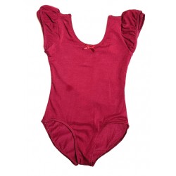 CTP498-Double Puff Sleeve Leotard 