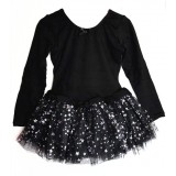 CTP505-Long Sleeve Leotard with Star Tutu