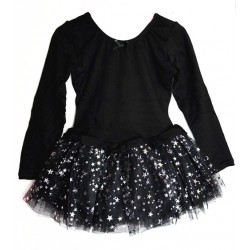 CTP505-Long Sleeve Leotard with Star Tutu