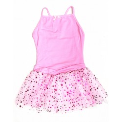 CTP506-1-Stripe Leotard with Star Tutu