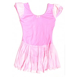 CTP509-Puff Sleeve Leotard with Chiffon Tutu