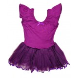 CTP510-Ruffle Sleeve Leotard with Layered Tutu