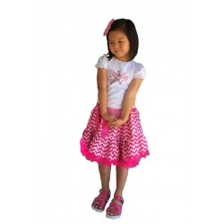 AM17046-  pink birthday girl dress up set