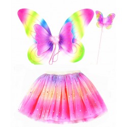 CTU1552 RAINBOW FAIRY DRESS UP SET