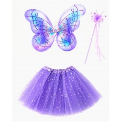 CTU21012-Double Layer Butterfly Fairy Set