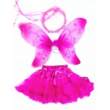 CTU8428-FUCHSIA FAIRY DRESS UP SET