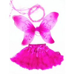 CTU8428-FUCHSIA FAIRY DRESS UP SET