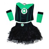 HL-A31185-GREEN LANTERN LADY COSTUME