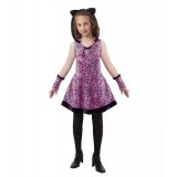 HL-G4643-Girl Pink Leopard Costume