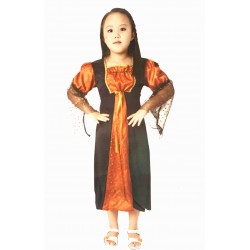 HL-K31432-Girl Orange Queen Costume
