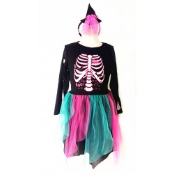 HL-J19-GIRL BOO SKELETON COSTUME