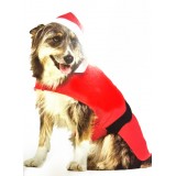 HL-J11- DOG XMAS SANTA  COSTUME