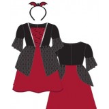HL-J19-RED BAT COSTUME