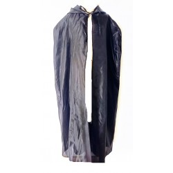 HL-J23-BLACK HOODIE CAPE