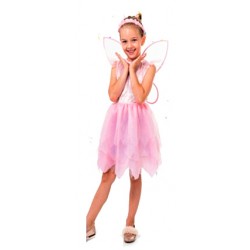 HL-J52A-GIRL PINK FAIRY COSTUME