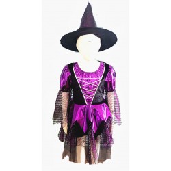 HL-J69- PURPLE WITCH COSTUME