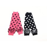 LW033-1 POLKA DOT KNITTED LEG WARMER