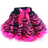 OD2014ZBFU--Fuchsia Zebra Satin Tutu