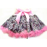 OD2016PK--Pink Satin Leopard Tutu
