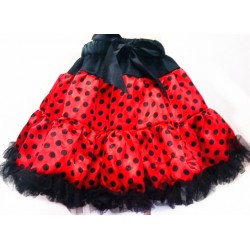 OD2018RD--Red Polka Dot SatinTutu