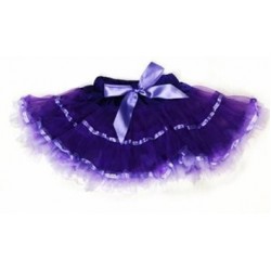 OD2022PPLV--PURPLE PETTI SKIRT LAVENDER RUFFLE