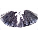 OD2026BK--CHEETAH PRINT BLACK &WHITE TUTU