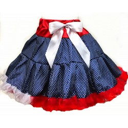 OD2061--BLUE STAR SATIN TUTU