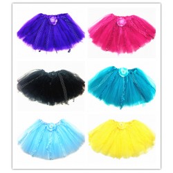 ODR296-FLOWER RIBBON LAYER BALLET TUTU