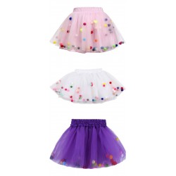 TU29- Girls Pompom Tutu
