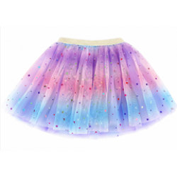 TU33-LVRB- Kid Star Lavender Rainbow Tutu