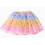 TU33-PKRB- Kid Star Pink Rainbow Tutu