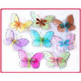 B29004A-12.5" SHEER TWO TONE BUTTERFLY 