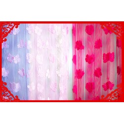 CT002- BUTTERFLY LACE CURTAIN