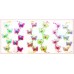 BS29034-TWO TONE SHEER BUTTERFLY HANGING DECOR